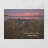 Soluppgång vid havet CC0760 Sideby Siipyy Briefkaart (Voorkant)