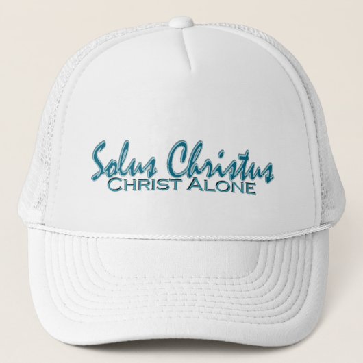 Solus Christus~ Christus Alone Trucker Pet (Voorkant)