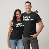 Solus Christus Hervormde Theologie Premium T-shirt (Unisex)