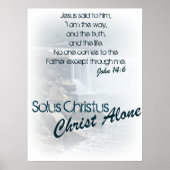 Solus Christus Poster (Voorkant)