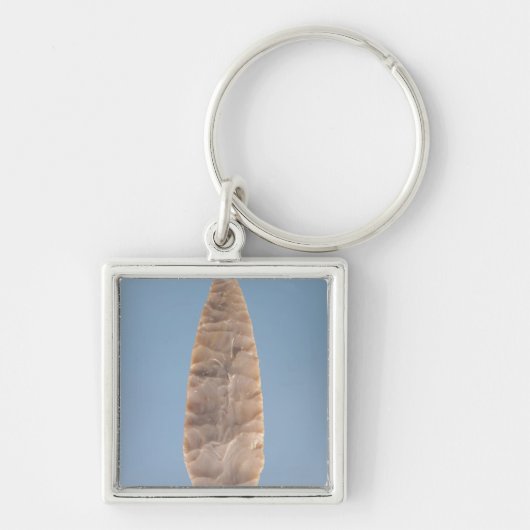 Solutrean laurel leaf, gevonden in Volgu, Sleutelhanger (Voorkant)