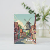  Solvang California Briefkaart (Staand voorkant)