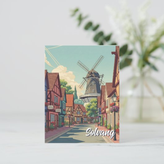  Solvang California Briefkaart (Staand voorkant)