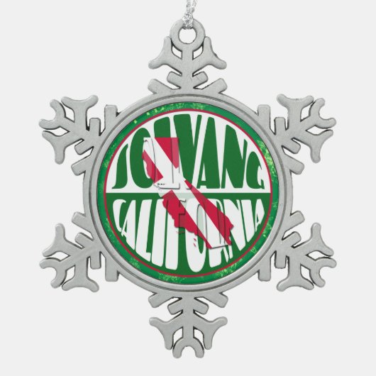 Solvang California Danish kerstboom Ornament (Voorkant)