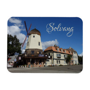 Solvang California Deense Windmolen Souvenir Magneet