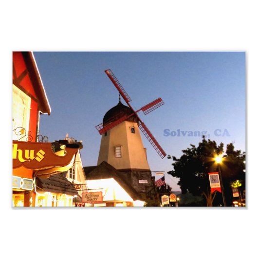Solvang California Foto Afdruk (Voorkant)