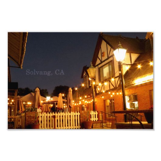 Solvang California Foto Afdruk (Voorkant)