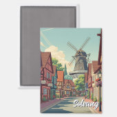  Solvang California Magneet (Voorkant / Achterkant)