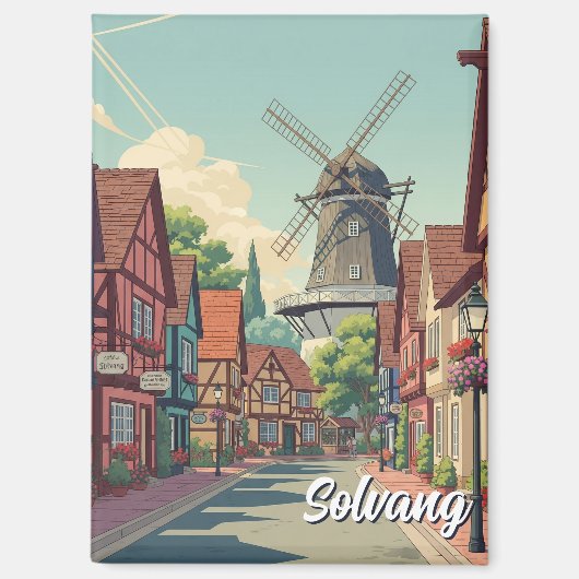  Solvang California Magneet (Voorkant)