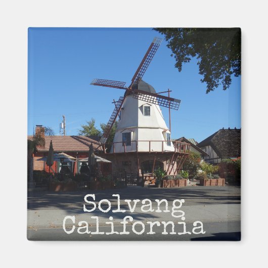 Solvang California Magnet (Voorkant)