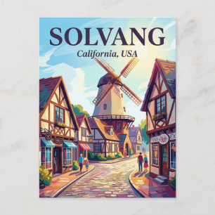 Solvang, Californië VS Briefkaart