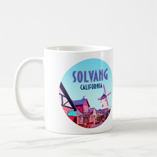 Solvang Danish Downtown California  Koffiemok (Links)
