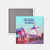 Solvang Danish Downtown California  Magneet (Voorkant / Achterkant)