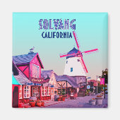 Solvang Danish Downtown California  Magneet (Voorkant)