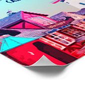 Solvang Danish Downtown California  Poster (Hoek)