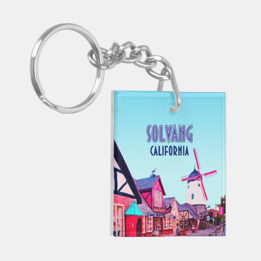 Solvang Danish Downtown California  Sleutelhanger (Voorkant Links)