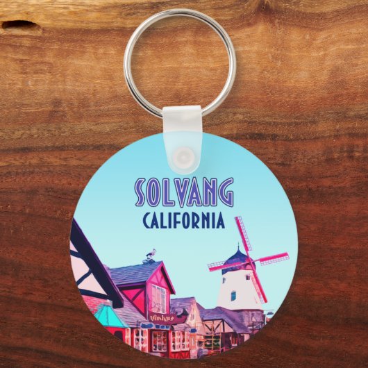 Solvang Danish Downtown California  Sleutelhanger (Voorkant)