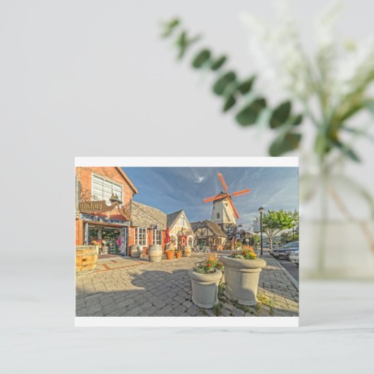 Solvang Windmill Uitzicht Briefkaart (Staand voorkant)