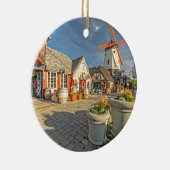 Solvang Windmill Uitzicht Keramisch Ornament (Rechts)