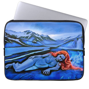 "Sólvátra" - Vlam onder het ijs Laptop Sleeve