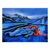 "Sólvátra" - Vlam onder het ijs Perfect Poster (Voorkant)