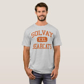 Solvay - Bearcats - High School - Solvay New York T-shirt (Voorkant volledig)