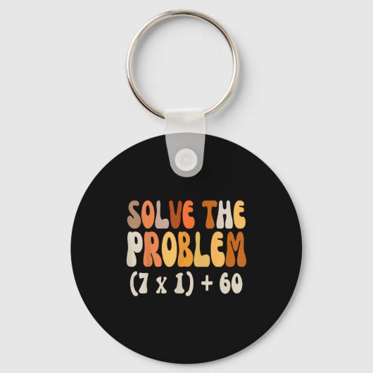 Solve The Problem 67 Funny Math Meme Six Seven For Sleutelhanger (Voorkant)