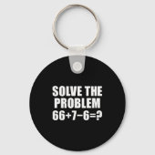 Solve The Problem 67 Meme Six Seven Elementary Mat Sleutelhanger (Voorkant)