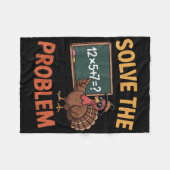Solve The Problem 67 Meme Turkey Math Teacher Than Fleece Deken (Voorkant (Horizontaal))