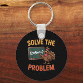 Solve The Problem 67 Meme Turkey Math Teacher Than Sleutelhanger (Voorkant)