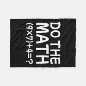 Solve The Problem Do The Math 67 Meme Funny Teache Fleece Deken (Voorkant (Horizontaal))