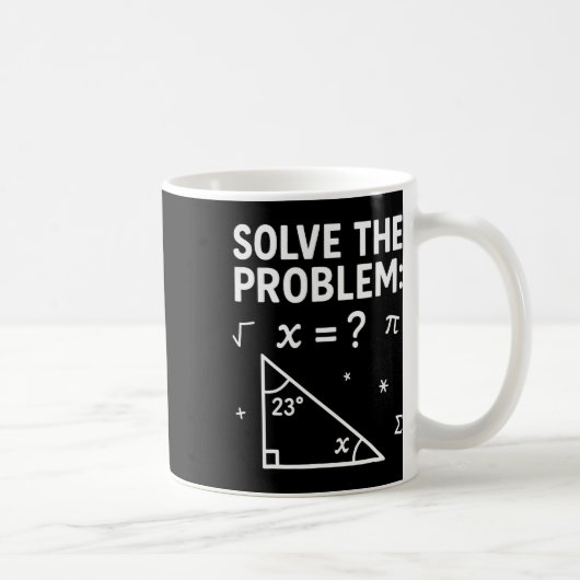 Solve The Problem Do The Math 67 Meme Funny Teache Koffiemok (Rechts)