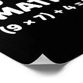 Solve The Problem Do The Math 67 Meme Funny Teache Poster (Hoek)