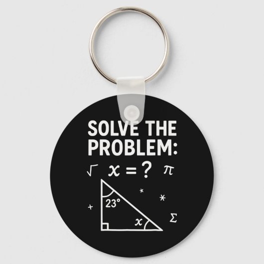 Solve The Problem Do The Math 67 Meme Funny Teache Sleutelhanger (Voorkant)