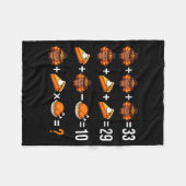 Solve The Problem Funny 67 Meme Brainrot Math Teac Fleece Deken (Voorkant (Horizontaal))