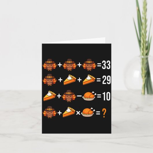 Solve The Problem Funny 67 Meme Brainrot Math Teac Kaart (Voorkant)