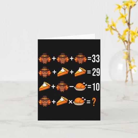 Solve The Problem Funny 67 Meme Brainrot Math Teac Kaart (Gele Bloem)