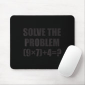 Solve The Problem Funny 67 Meme Brainrot Math Teac Muismat (Met muis)
