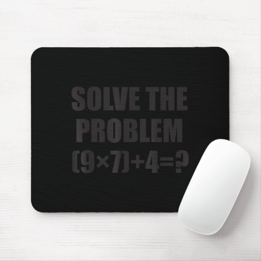 Solve The Problem Funny 67 Meme Brainrot Math Teac Muismat (Met muis)