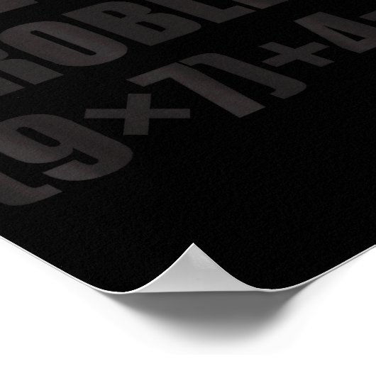 Solve The Problem Funny 67 Meme Brainrot Math Teac Poster (Hoek)