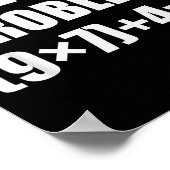 Solve The Problem Funny 67 Meme Brainrot Math Teac Poster (Hoek)