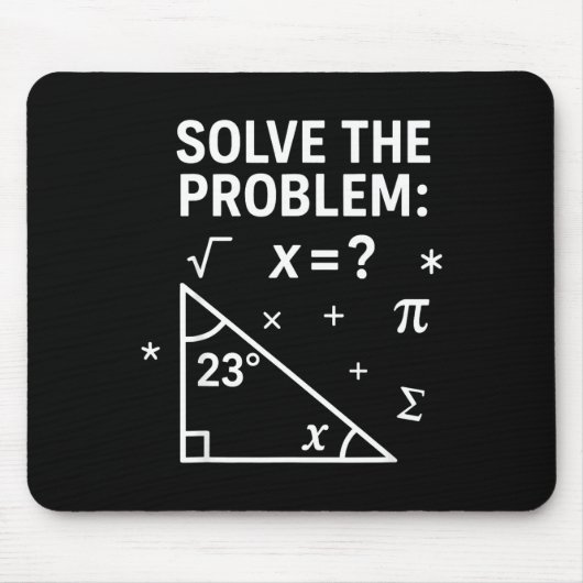 Solve The Problem Funny Math 67 Meme Teacher Stude Muismat (Voorkant)