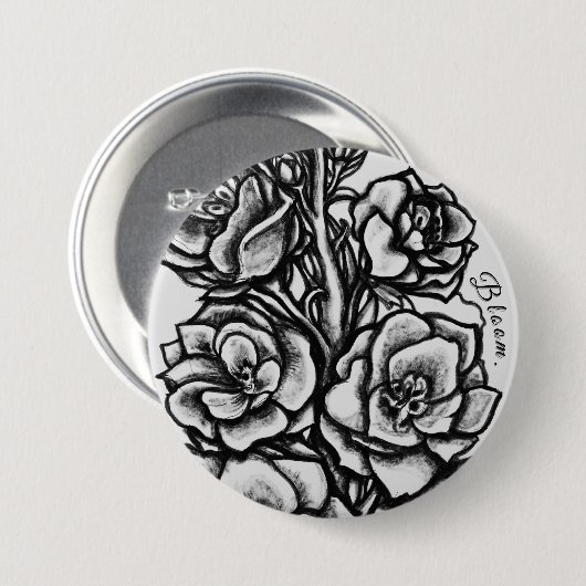 Solwhimsy Bloom Pin Collection 1 Ronde Button 7,6 Cm (Voorkant /achterkant)