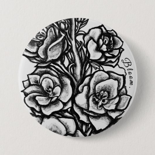 Solwhimsy Bloom Speldencollectie 1 Ronde Button 7,6 Cm (Voorkant)