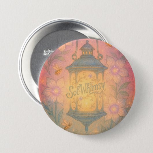Solwhimsy Logo Pin Collection 1 Ronde Button 7,6 Cm (Voorkant /achterkant)