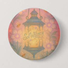 Solwhimsy Logo Speld Collectie 1 Ronde Button 7,6 Cm