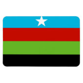 Somali Bantu Liberation Movement Flag Magneet (Horizontaal)