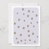 Somali Cat Baby shower Kaart (Achterkant)