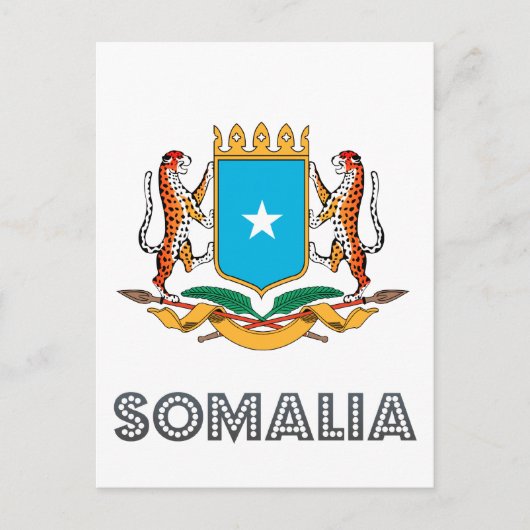 Somali Emblem Briefkaart (Voorkant)