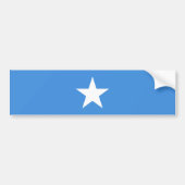 Somalia Flag Bumpersticker (Voorkant)